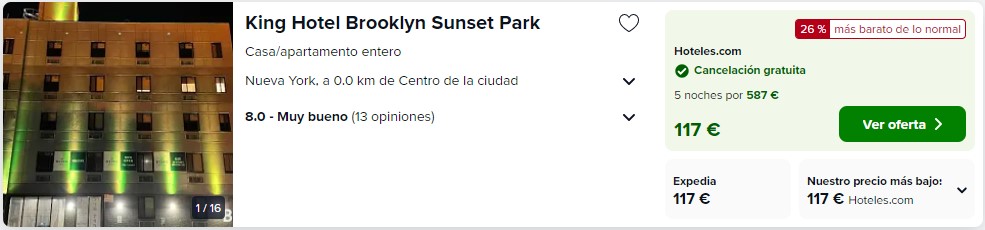 Alojamiento Nueva York